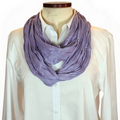 Lavender Infinity Scarf